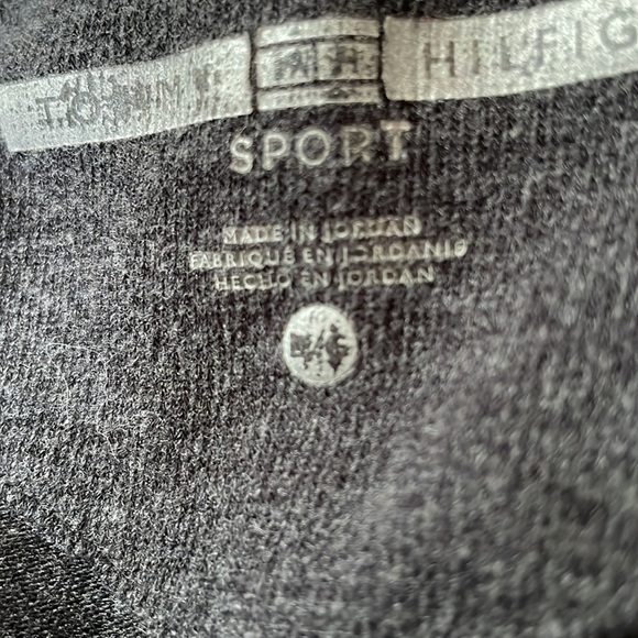 Tommy Hilfiger Sport Shirt Womens Large Gray Long Sleeve Casual Athletic Ladies - Picture 7 of 9